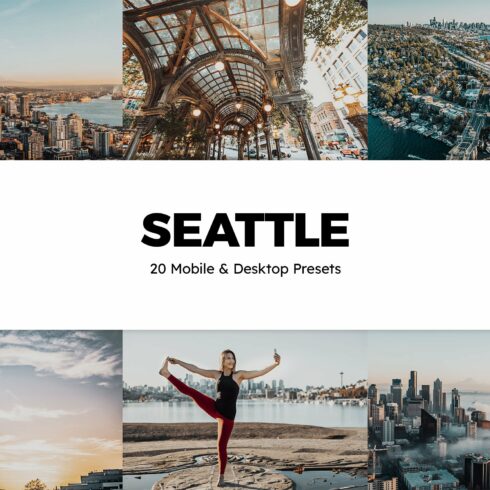 20 Seattle Lightroom Presets & LUTscover image.