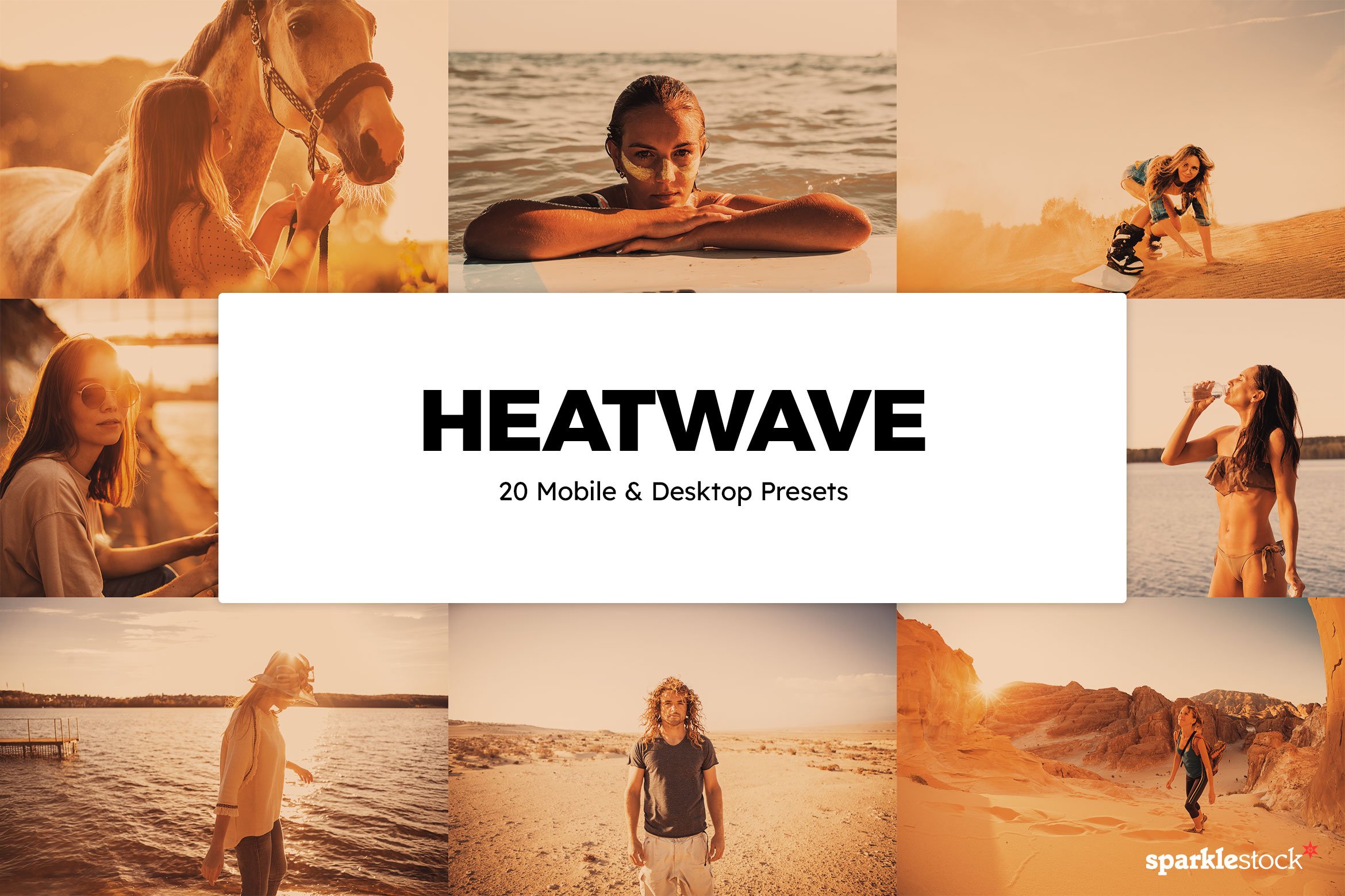 20 Heatwave Lightroom Presets & LUTscover image.