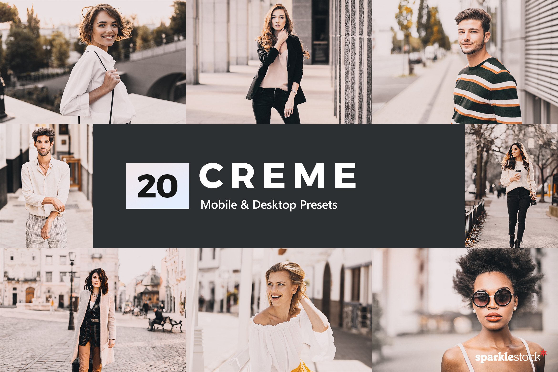 20 Creme Lightroom Presets & LUTscover image.