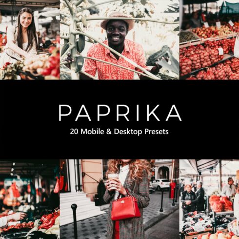 20 Paprika Lightroom Presets & LUTscover image.