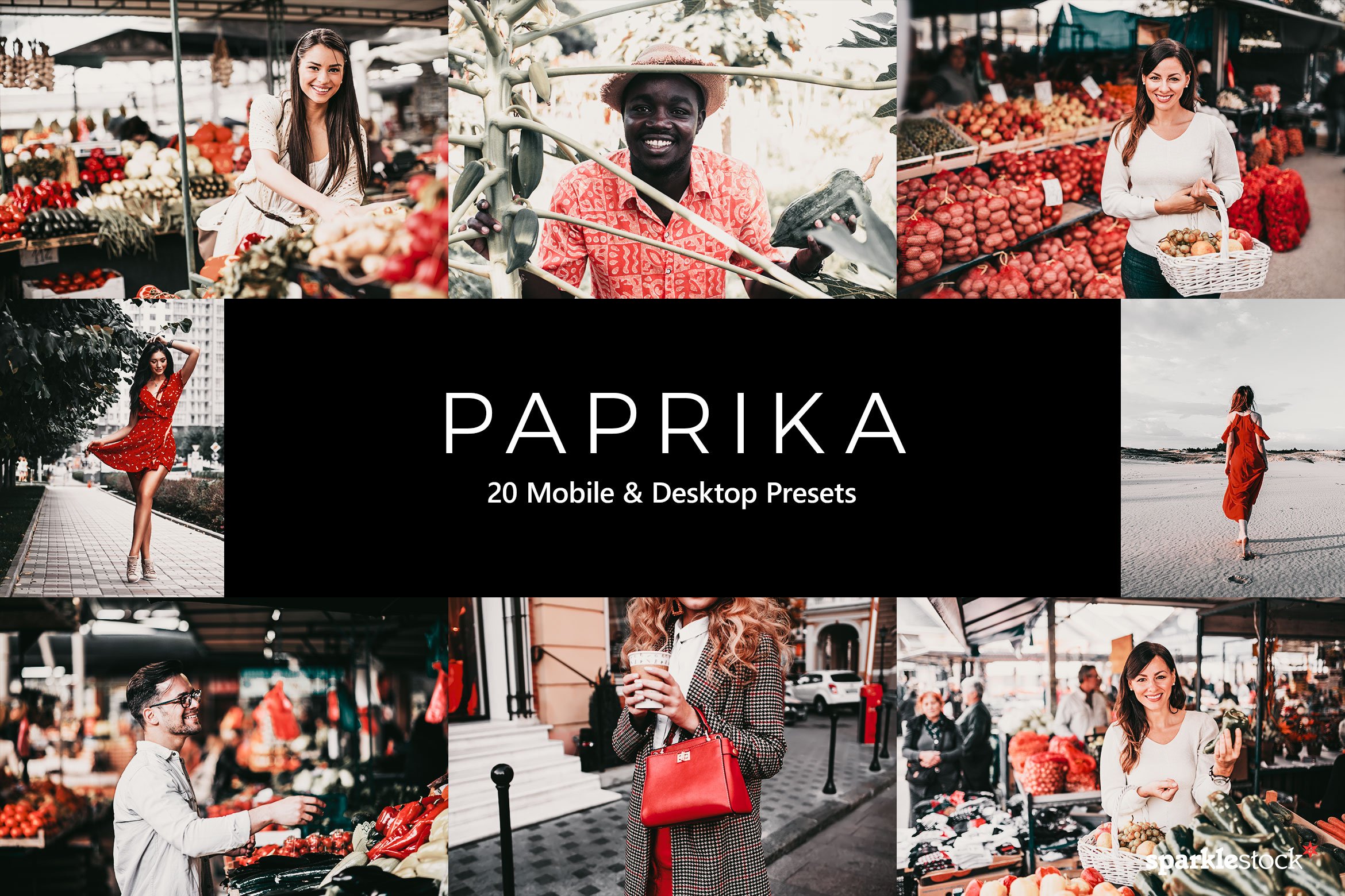 20 Paprika Lightroom Presets & LUTscover image.