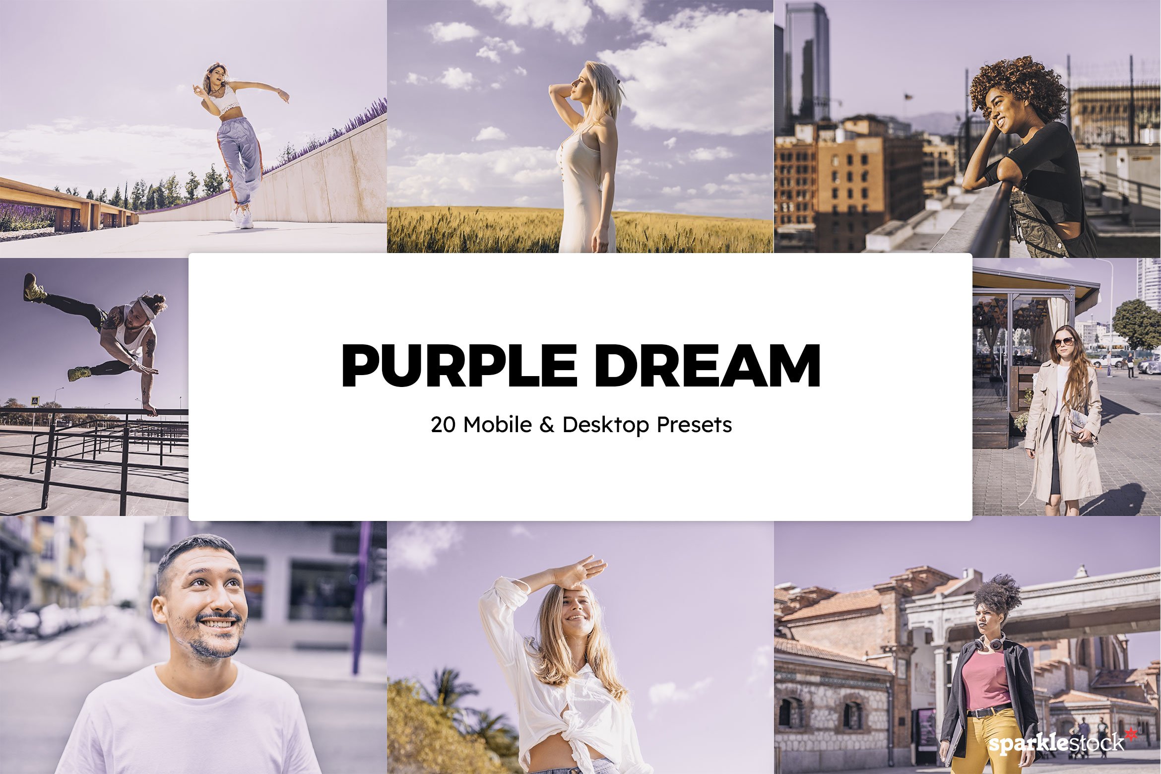 20 Purple Dream Lightroom Presetscover image.