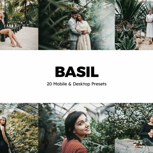 20 Basil Lightroom Presets & LUTscover image.