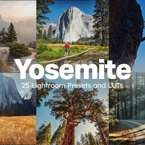 25 Yosemite Lightroom Presets LUTscover image.