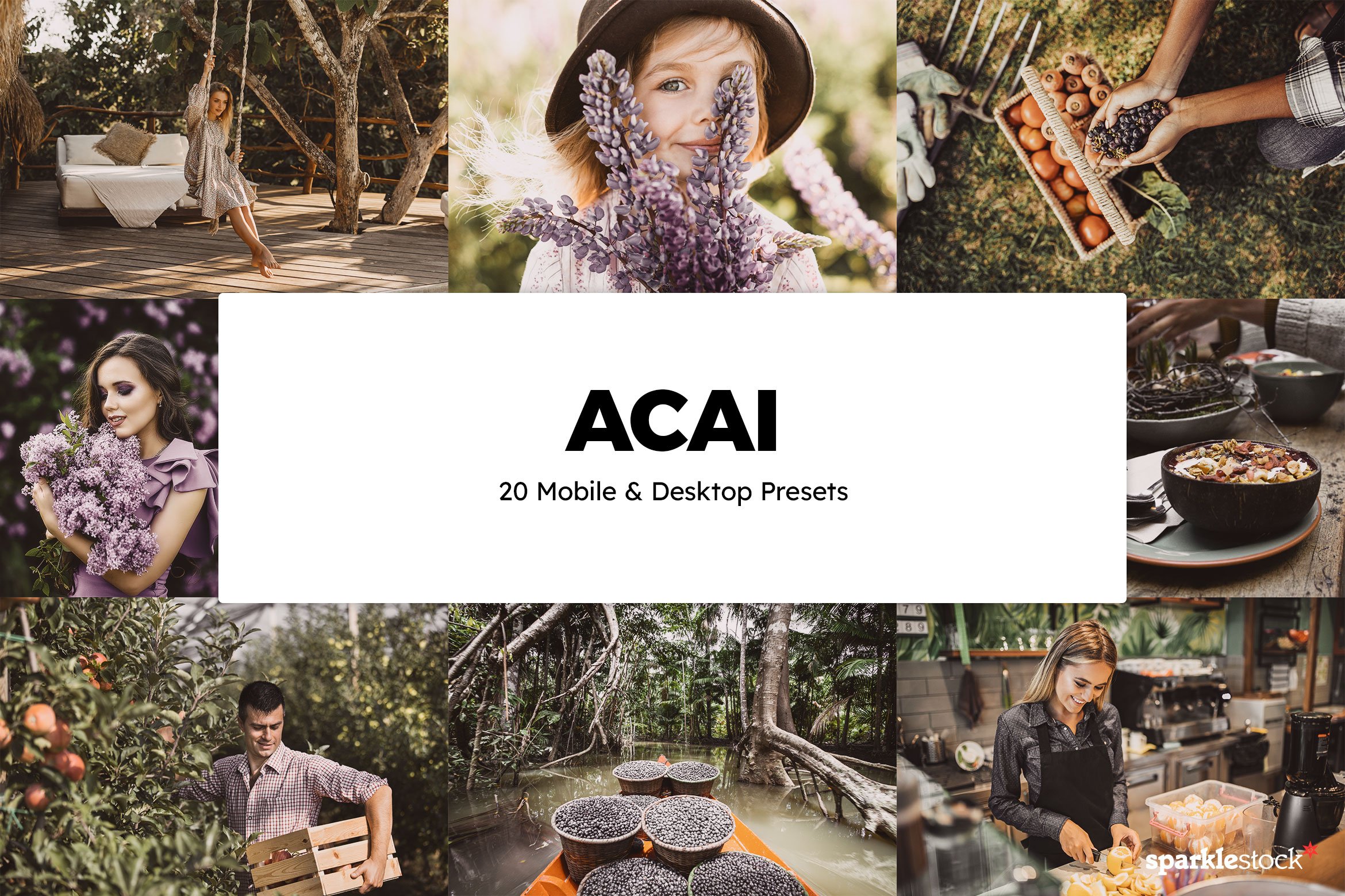 20 Acai Lightroom Presets & LUTscover image.