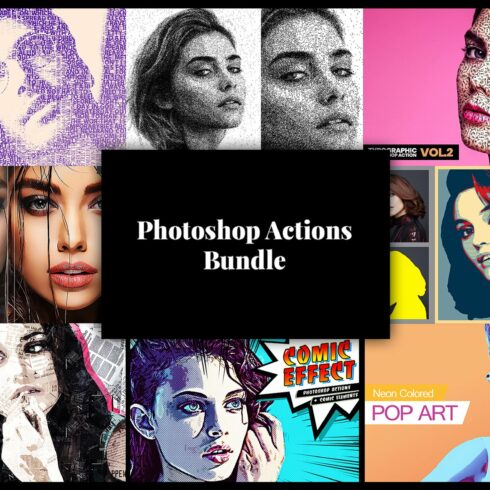 Photoshop Actions Bundle 8/1cover image.