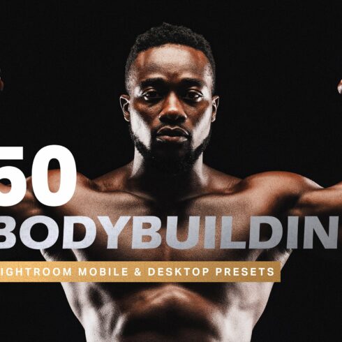 50 Bodybuilding Lightroom Presetscover image.