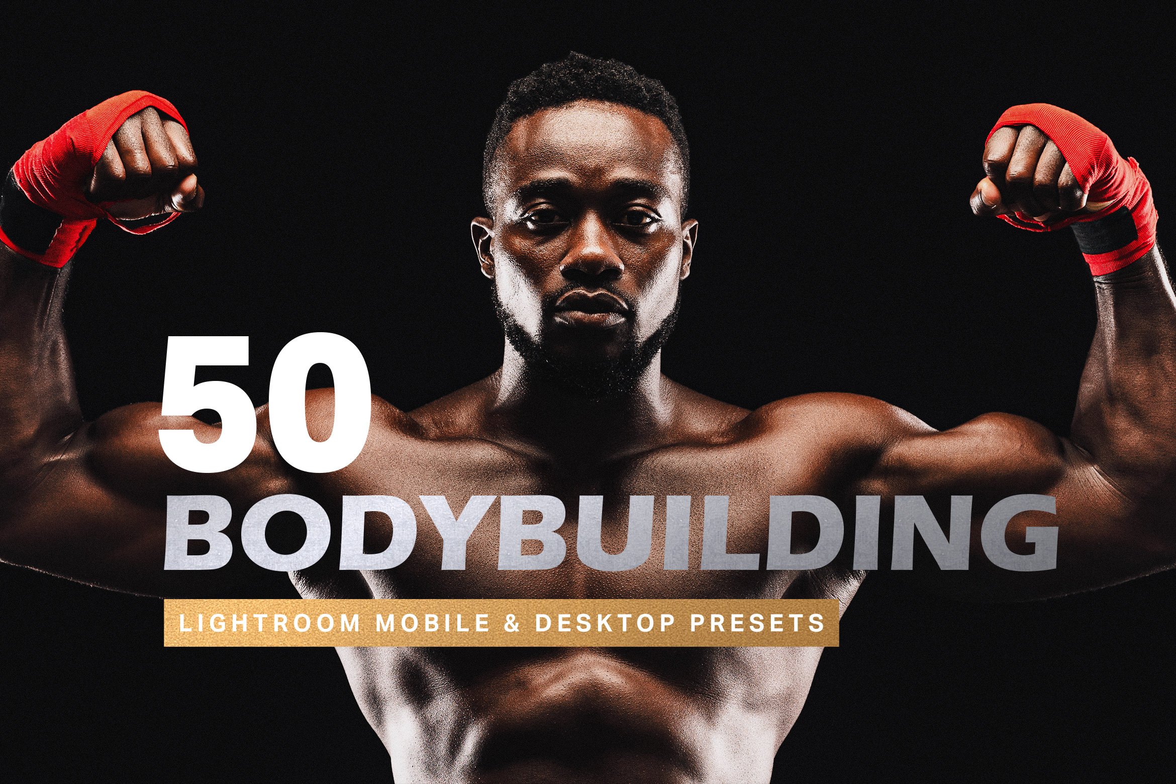 50 Bodybuilding Lightroom Presetscover image.