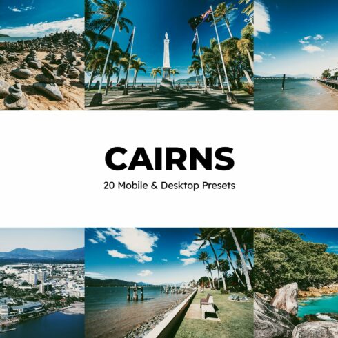 20 Cairns Lightroom Presets LUTscover image.