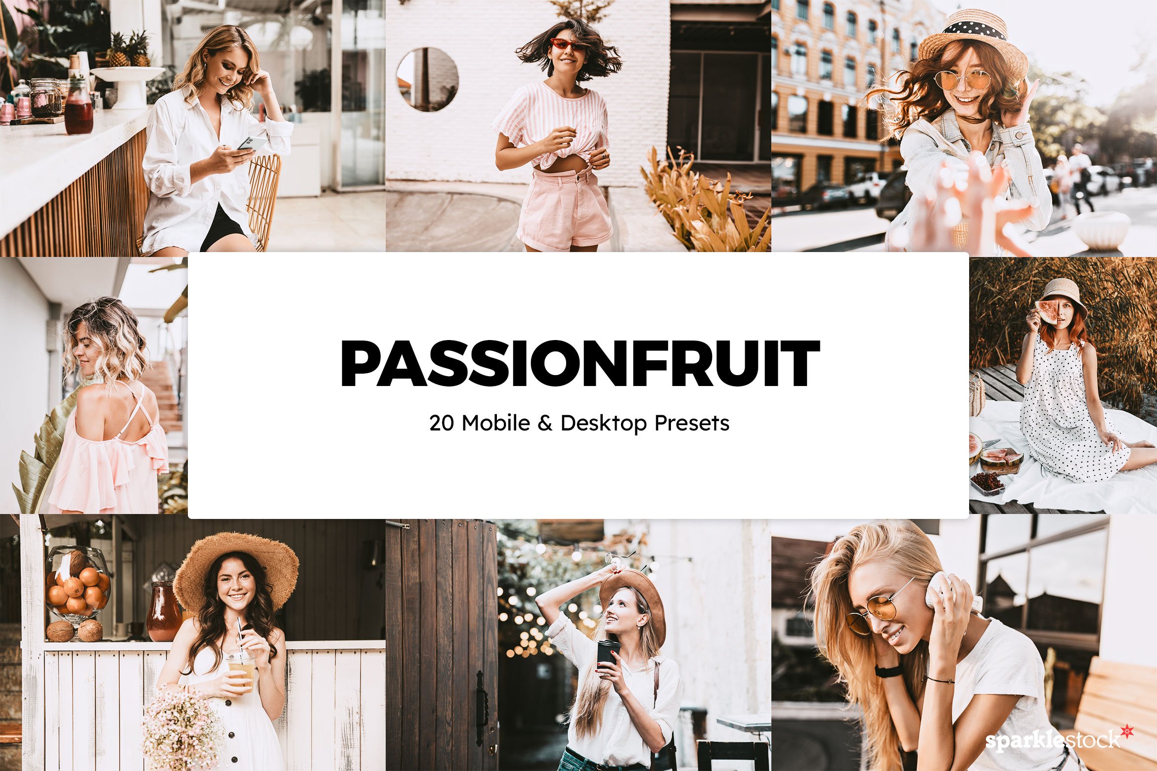20 Passionfruit Lightroom Presetscover image.