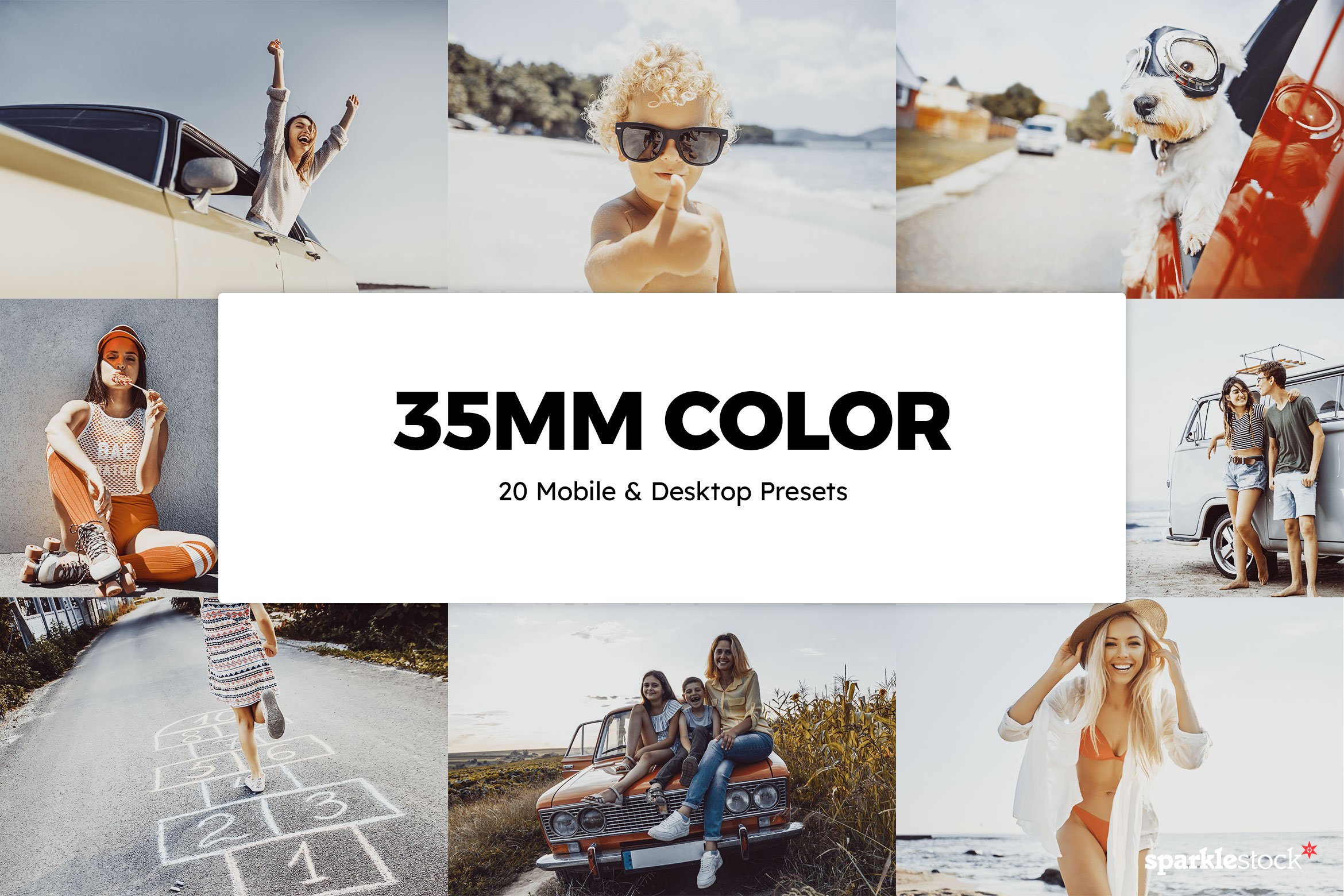 20 35mm Color Lightroom Presets LUTscover image.