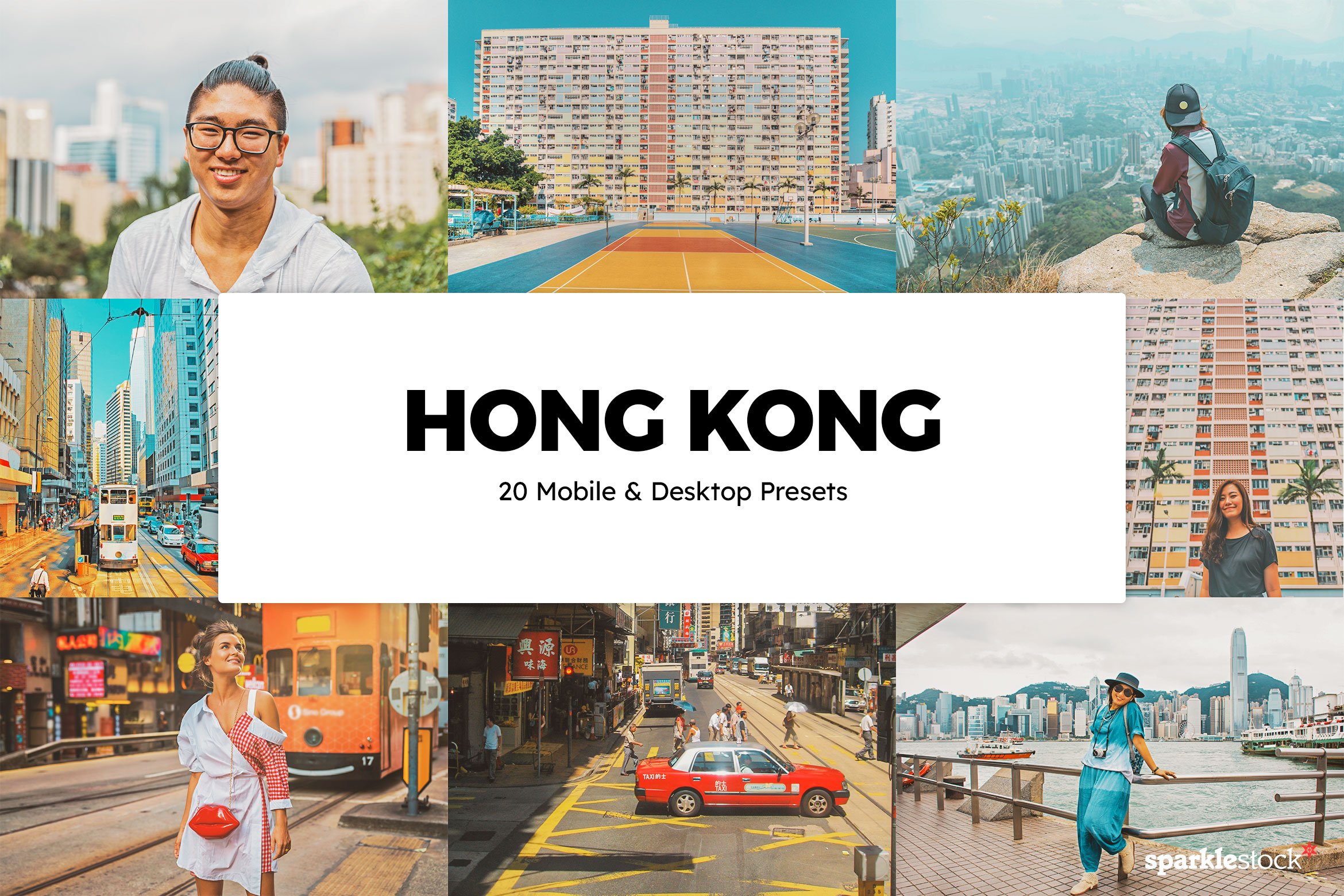 20 Hong Kong Lightroom Presets LUTscover image.