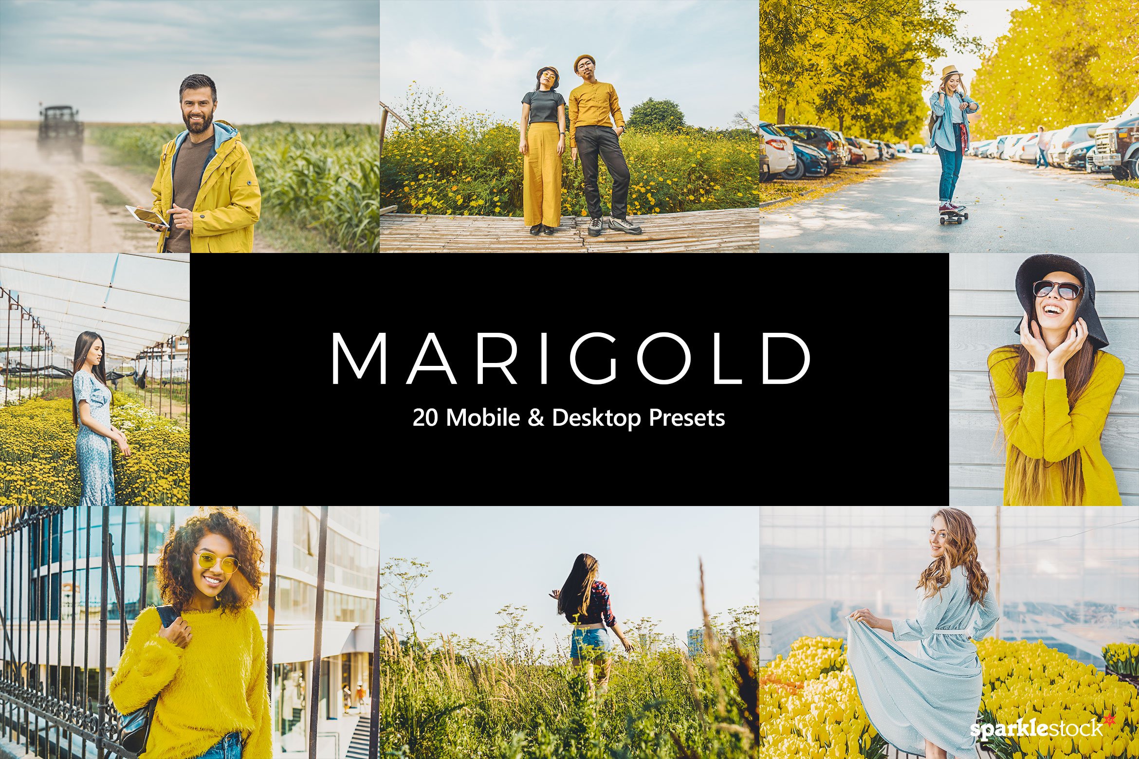 20 Marigold Lightroom Presets & LUTscover image.