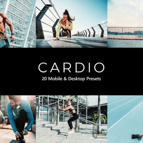 20 Cardio Lightroom Presets & LUTscover image.