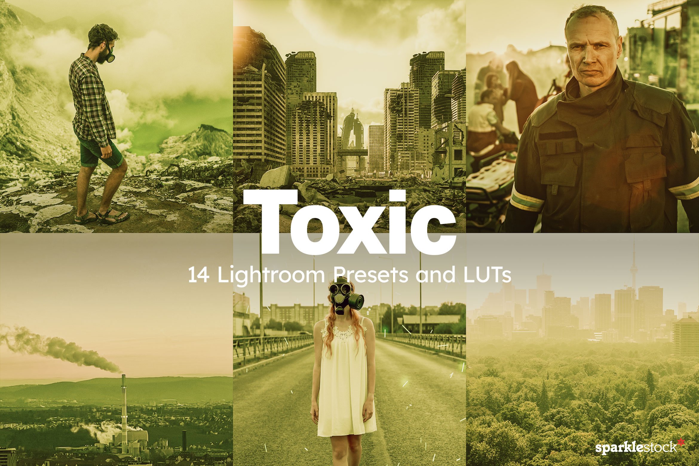 14 Toxic Lightroom Presets and LUTscover image.