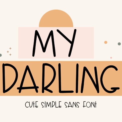 My Darling Font cover image.