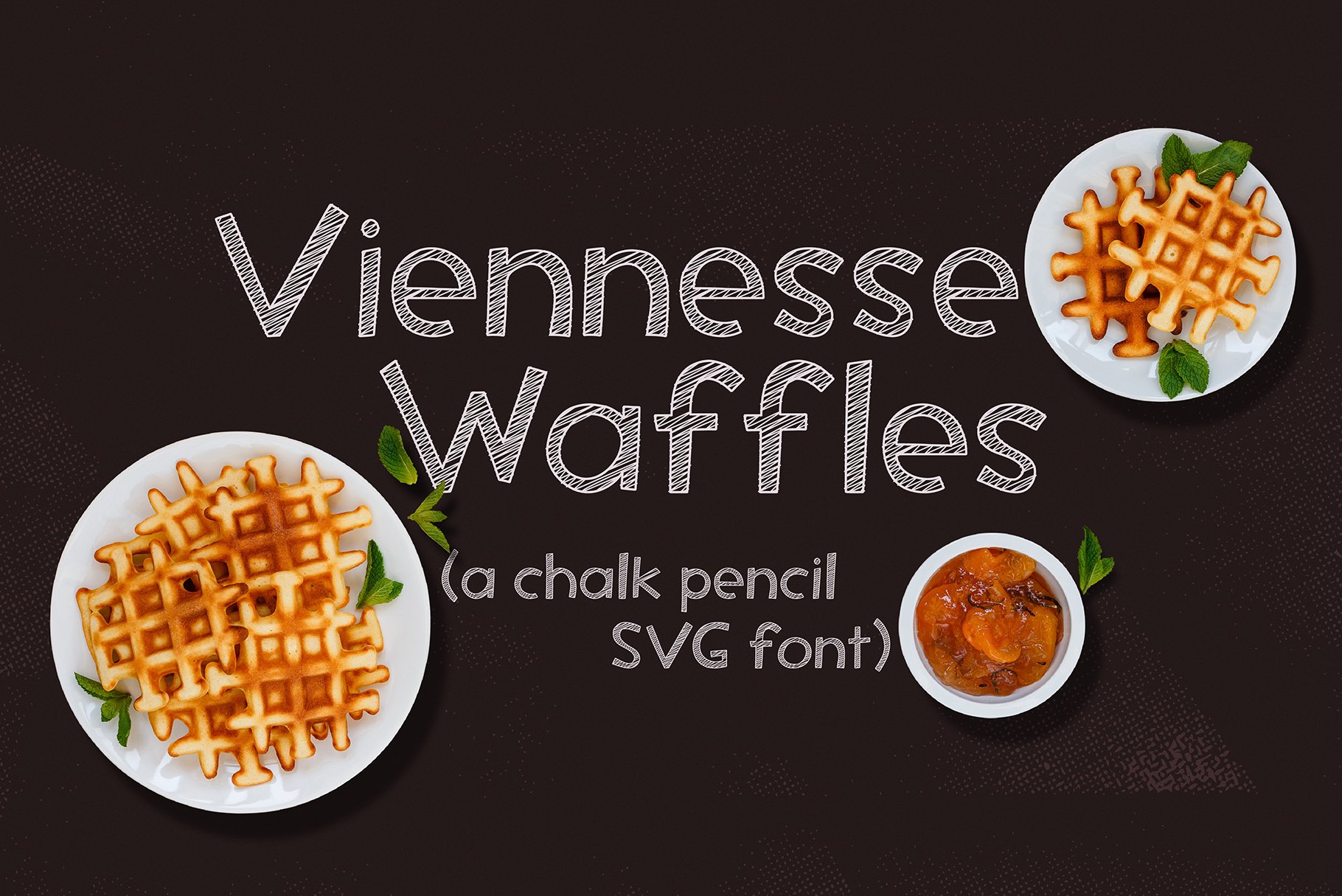 Viennese Waffles - SVG font cover image.