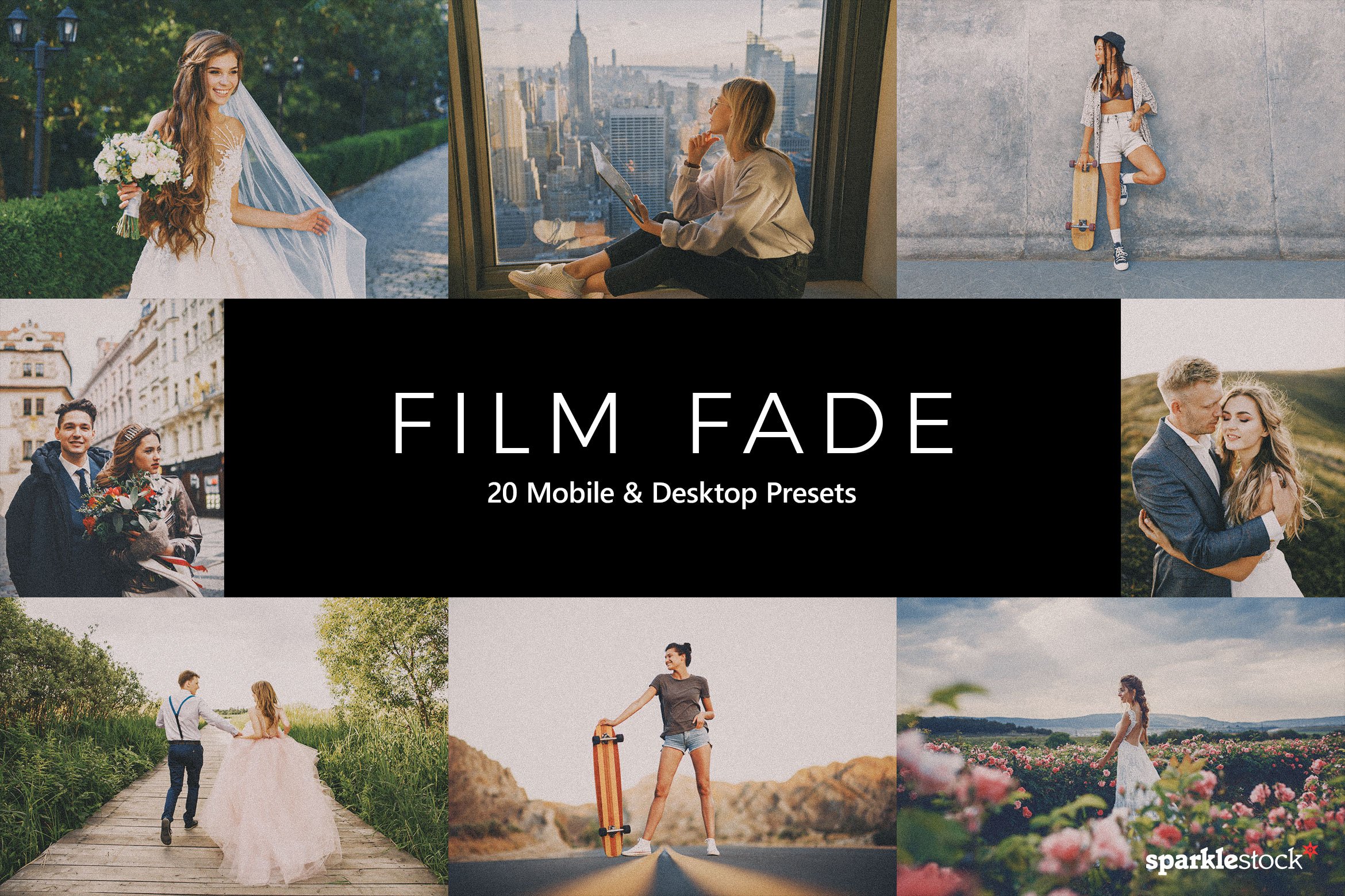 20 Film Fade Lightroom Presets & LUTcover image.