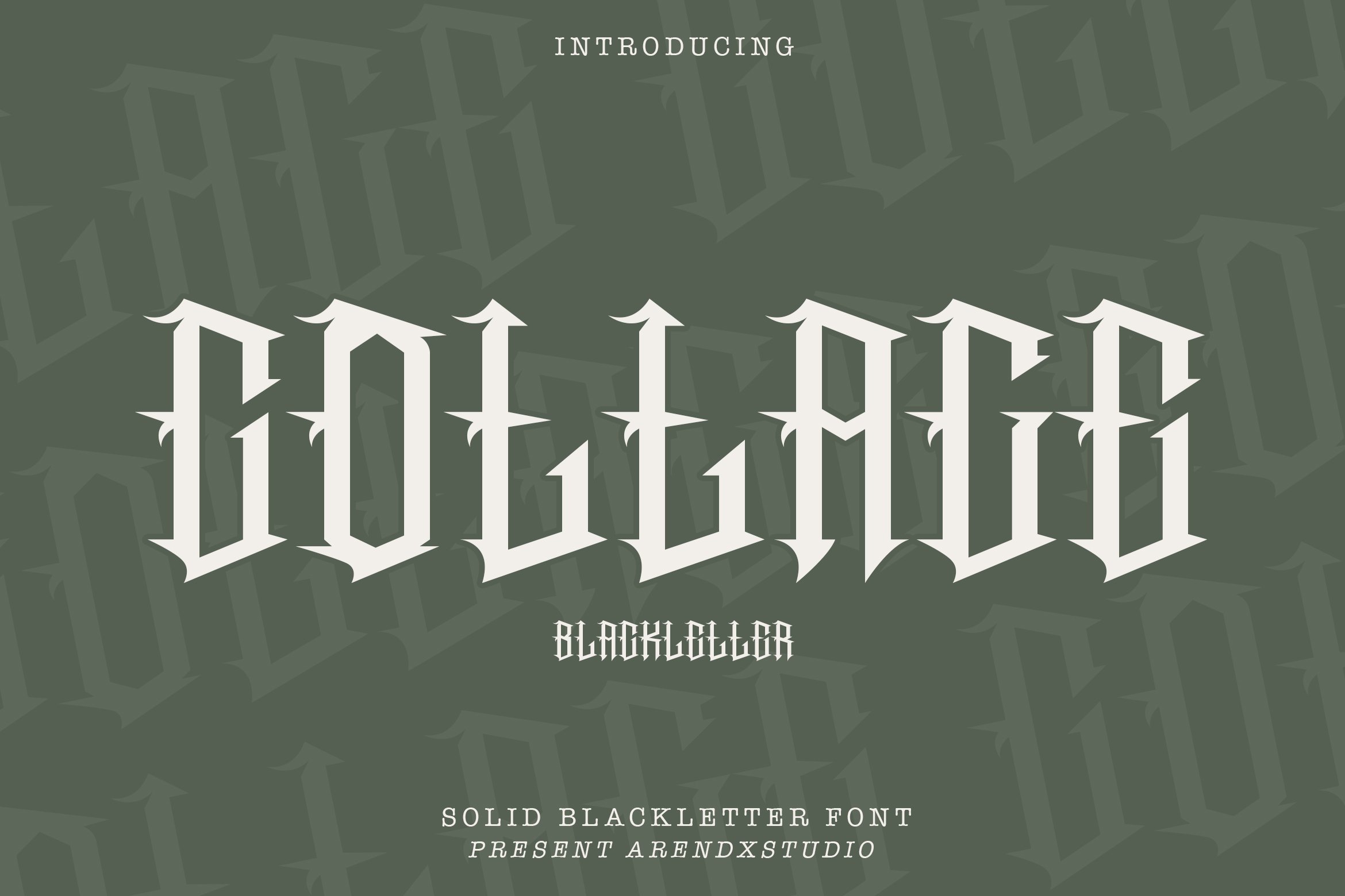 Cottage - Blackletter Font cover image.