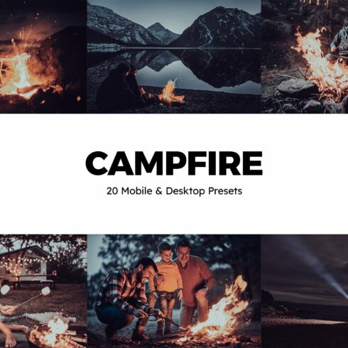 20 Campfire Lightroom Presets & LUTscover image.