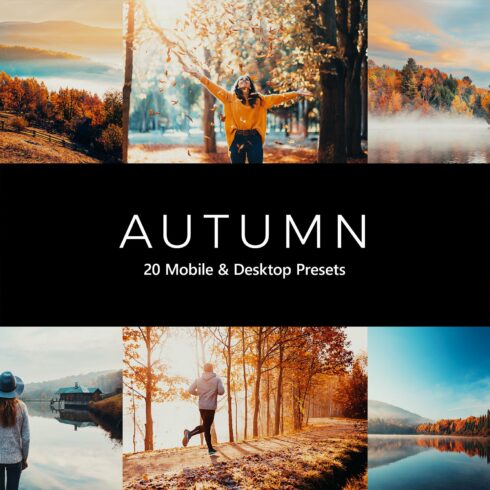 20 Autumn Lightroom Presets & LUTscover image.
