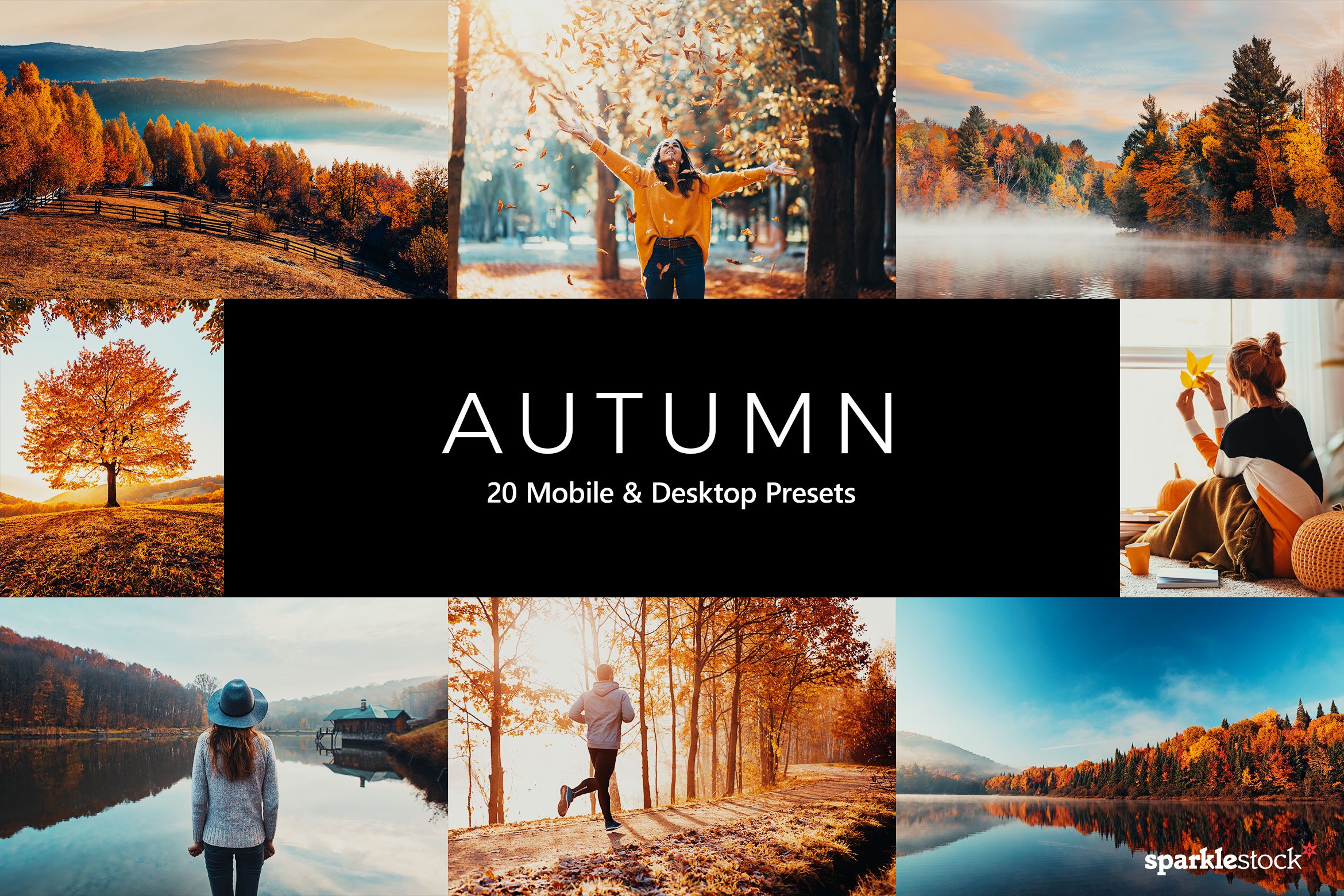 20 Autumn Lightroom Presets & LUTscover image.
