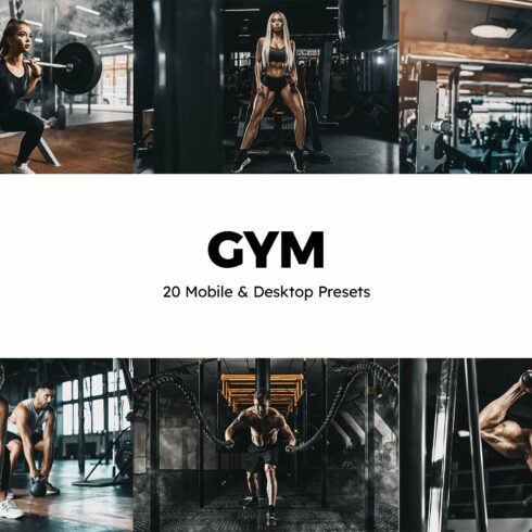 20 Gym Lightroom Presets & LUTscover image.