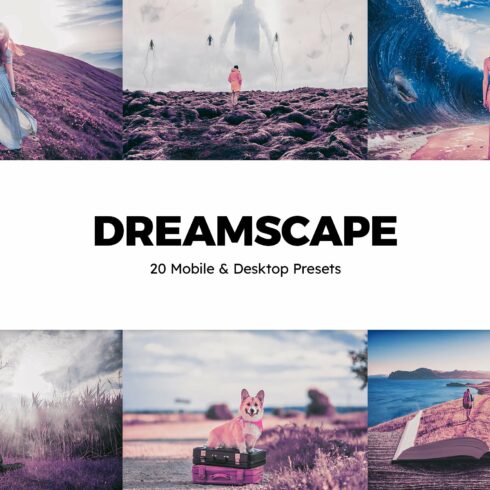 20 Dreamscape Lightroom Presets LUTscover image.