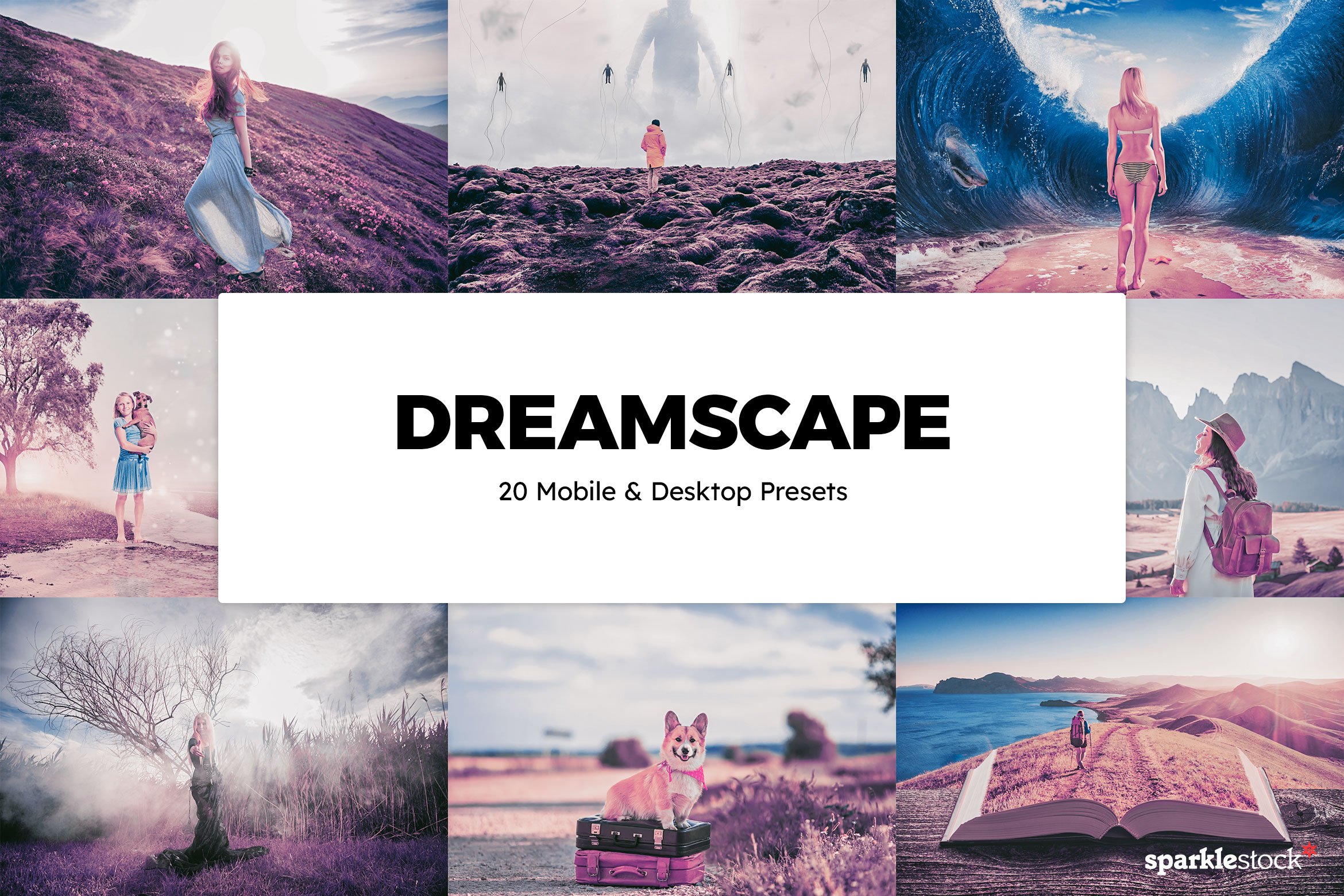 20 Dreamscape Lightroom Presets LUTscover image.