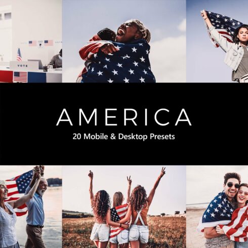 20 America Lightroom Presets & LUTscover image.