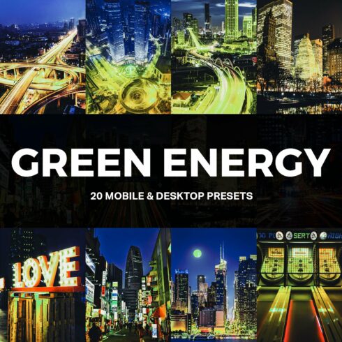 20 Green Energy Lightroom Presetscover image.