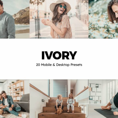 20 Ivory Lightroom Presets & LUTscover image.