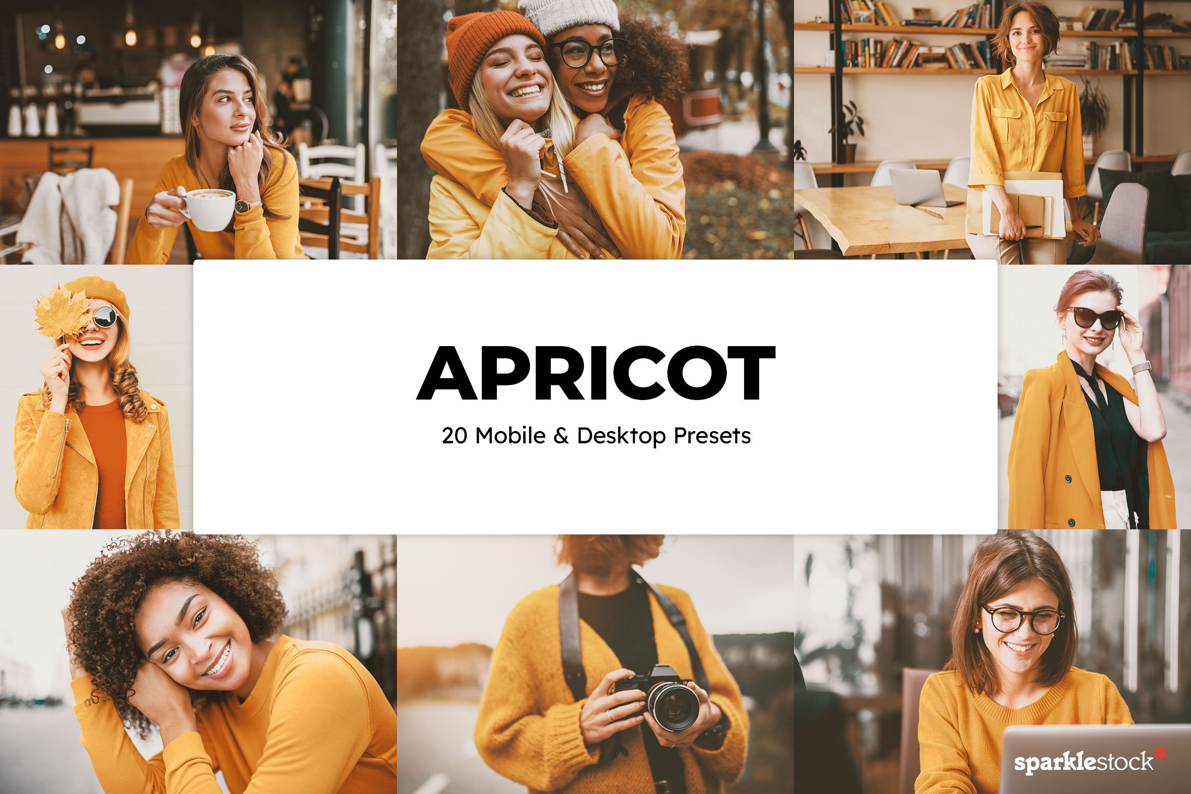 20 Apricot Lightroom Presets & LUTscover image.