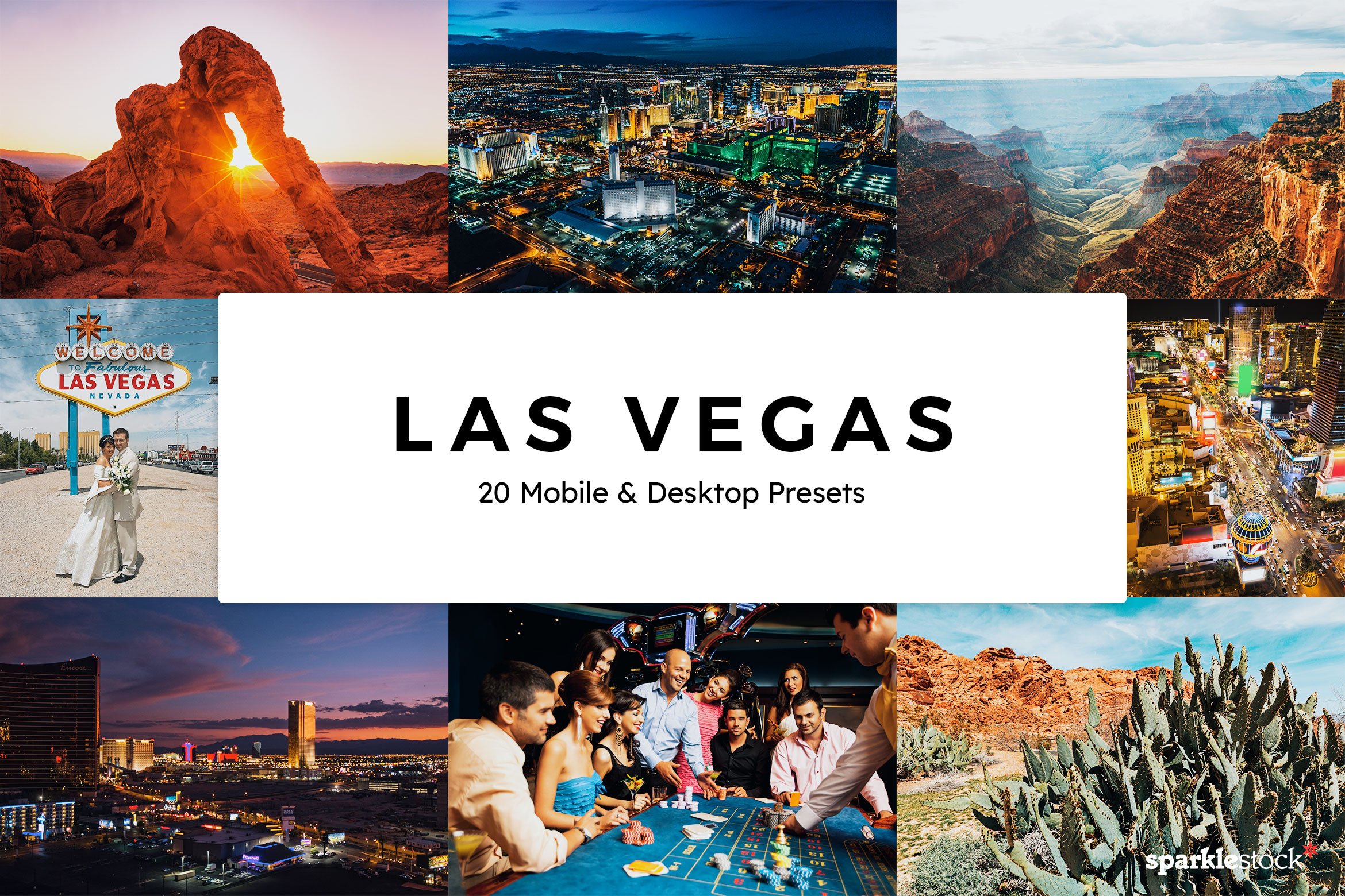 20 Las Vegas Lightroom Presets & LUTcover image.