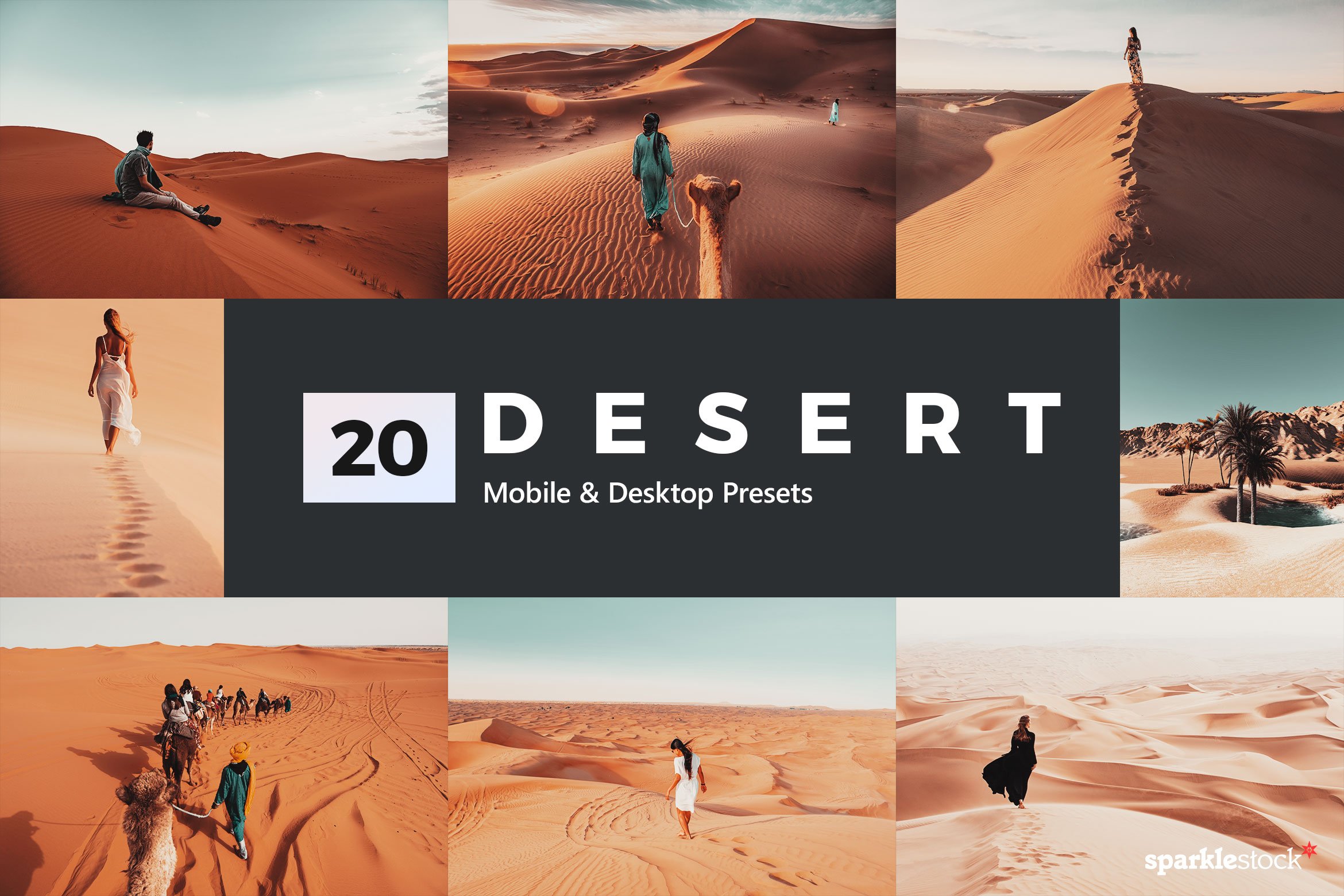 20 Desert Lightroom Presets and LUTscover image.