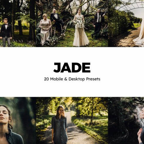 20 Jade Lightroom Presets & LUTscover image.