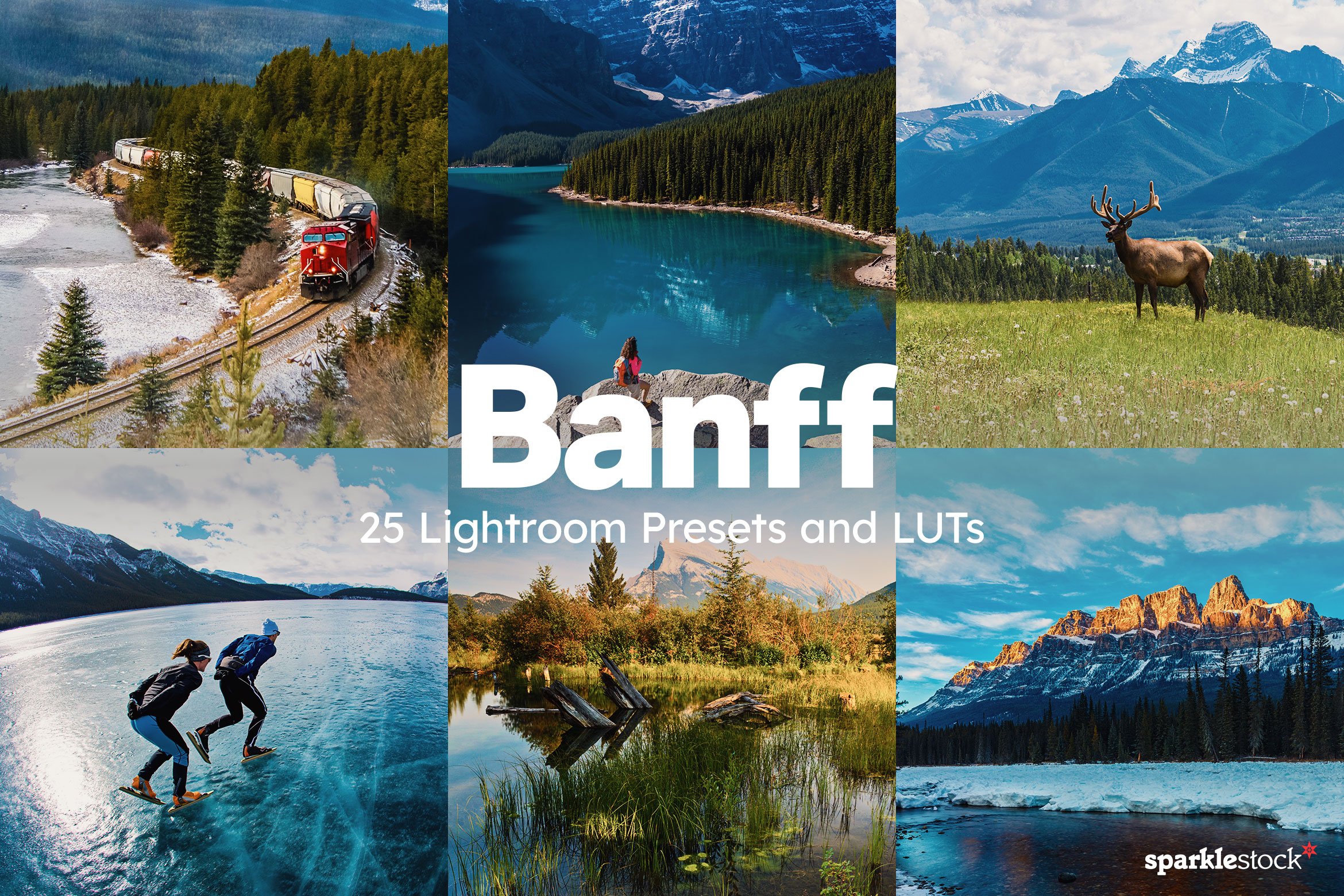 25 Banff Lightroom Presets and LUTscover image.