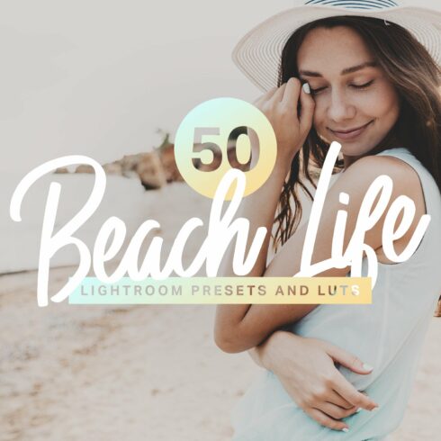 50 Beach Life Lightroom Presets LUTscover image.