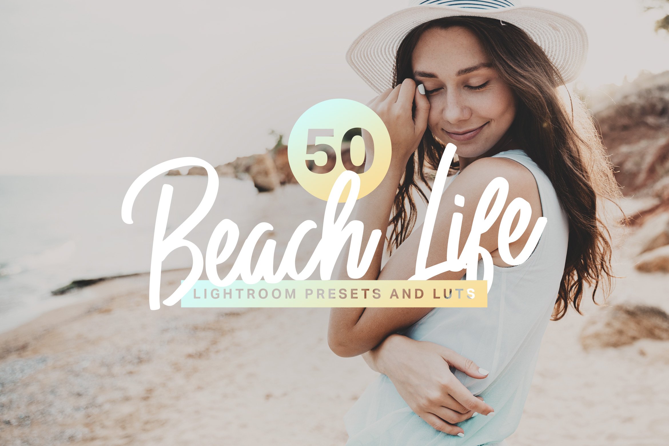50 Beach Life Lightroom Presets LUTscover image.