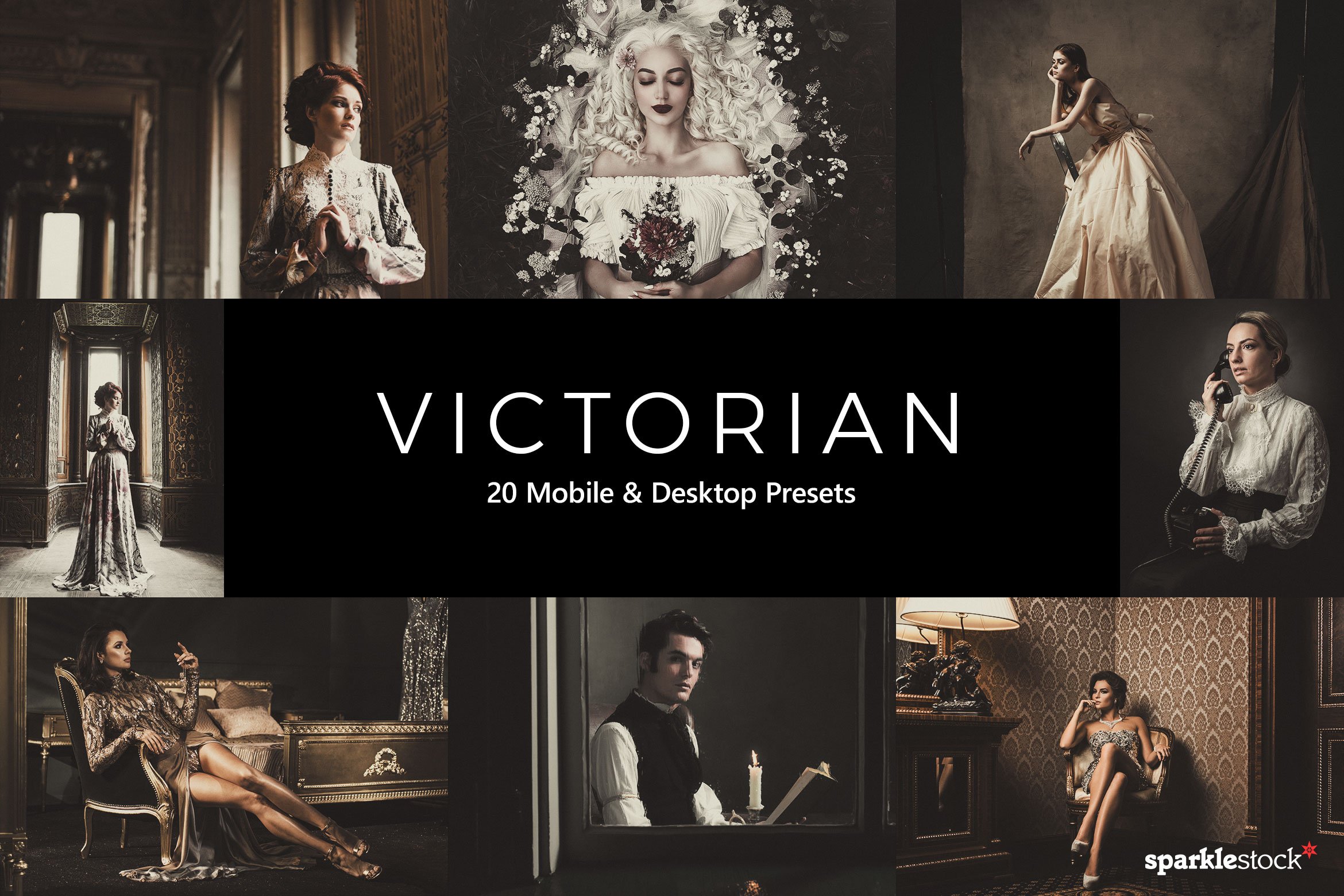 20 Victorian Lightroom Presets & LUTcover image.