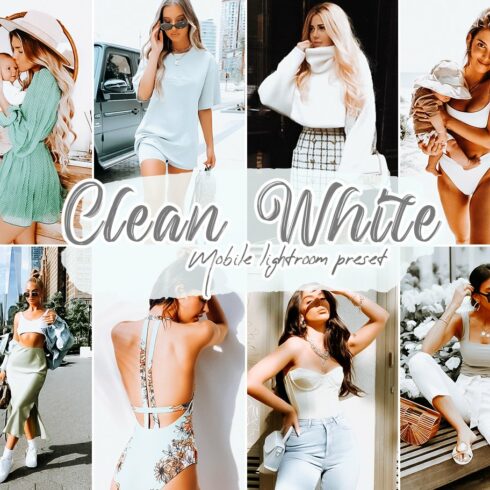 Clean White Lightroom Presetscover image.