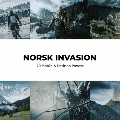 20 Norsk Invasion Lightroom Presetscover image.