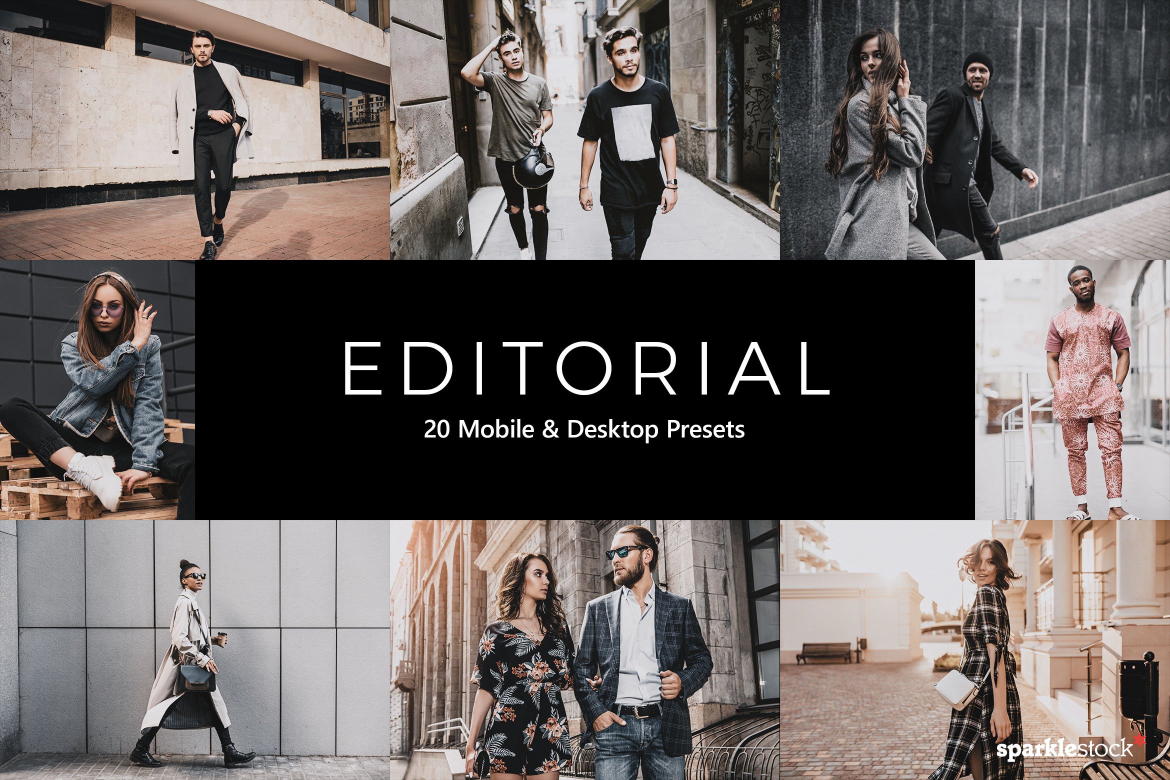 20 Editorial Lightroom Presets & LUTcover image.