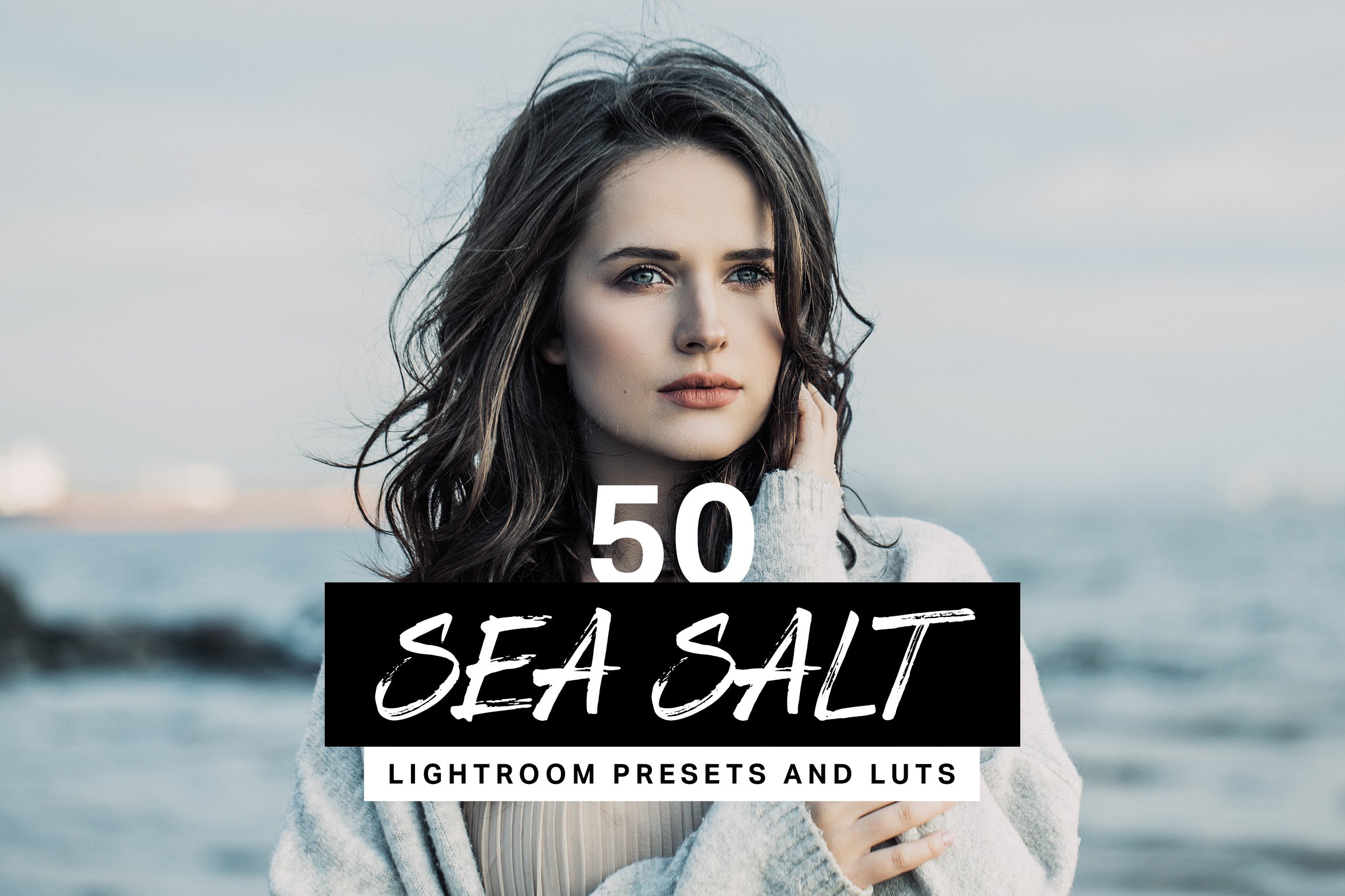 50 Sea Salt Lightroom Presets LUTscover image.