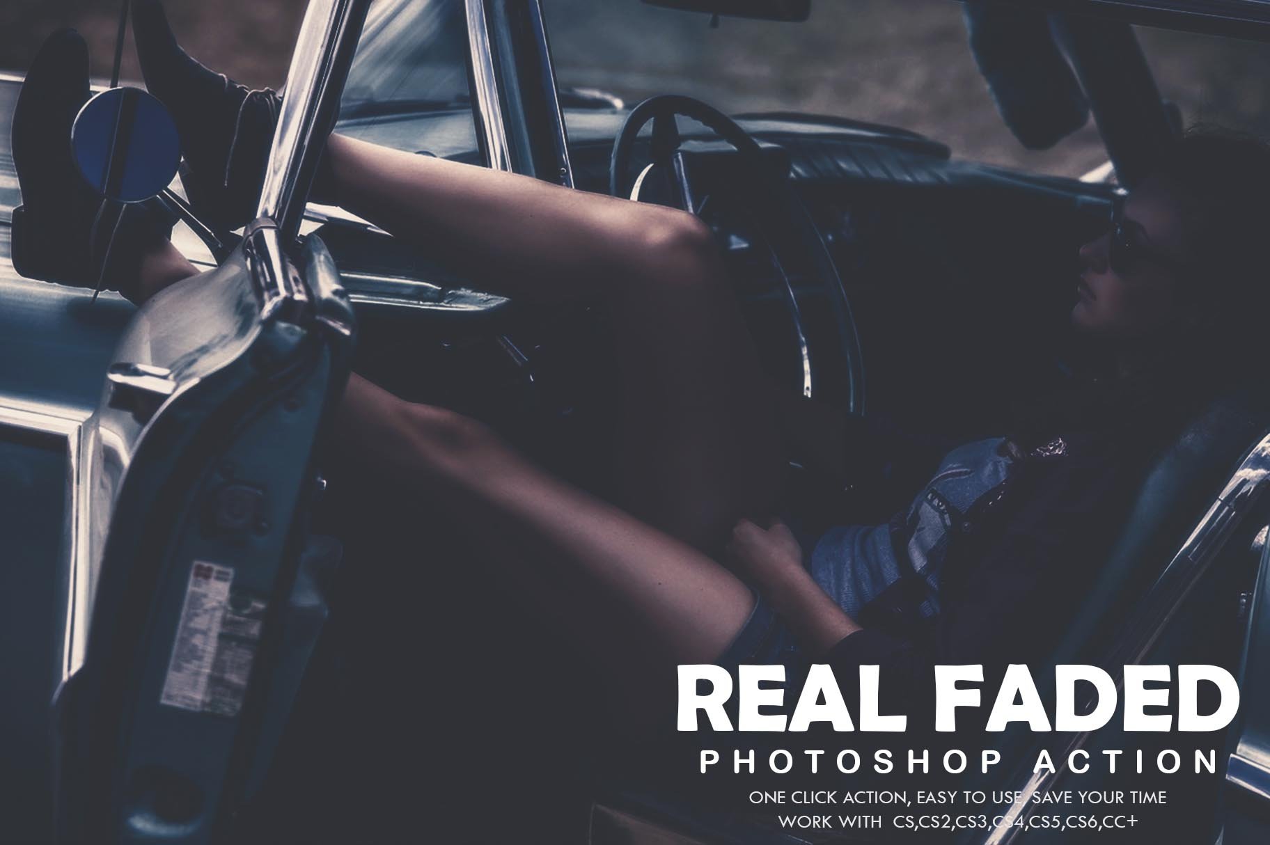Real Faded Photoshop Actioncover image.