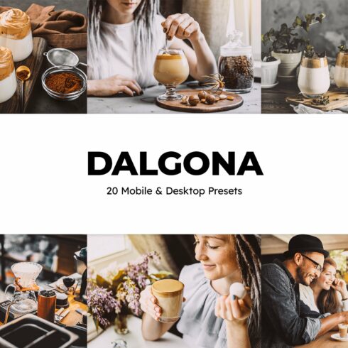 20 Dalgona Lightroom Presets & LUTscover image.