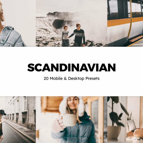 20 Scandinavian Lightroom Presetscover image.
