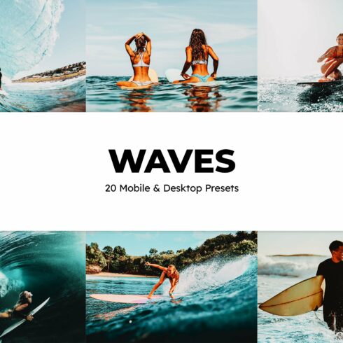 20 Waves Lightroom Presets and LUTscover image.