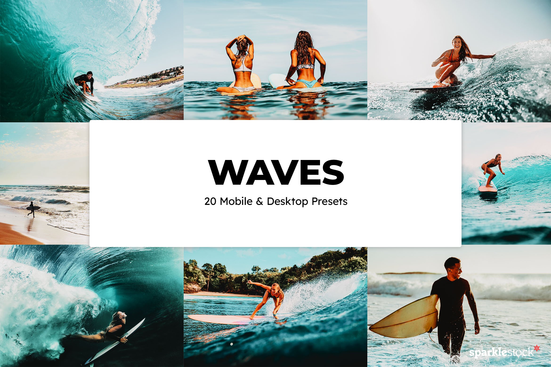 20 Waves Lightroom Presets and LUTscover image.