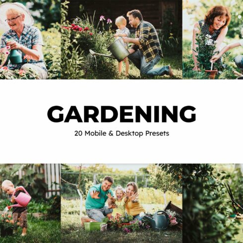 20 Gardening Lightroom Presets & LUTcover image.